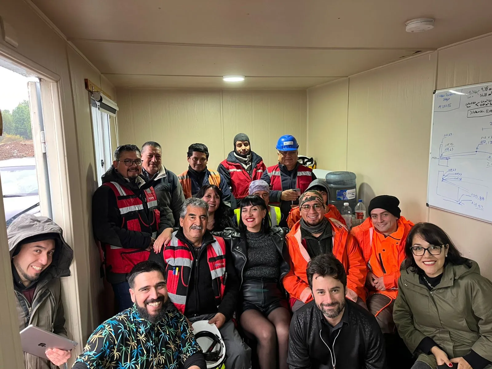 Empresas socias y Fundación CChC acercaron la música y el bienestar laboral a trabajadores de Puerto Montt